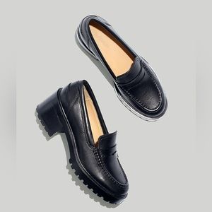 NIB Madewell Leather Lugsole Loafer